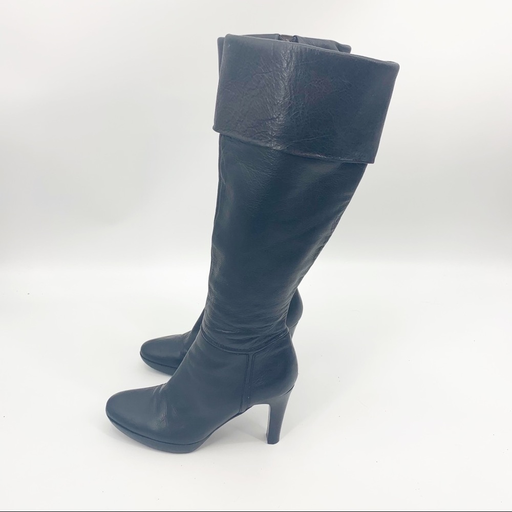 Enzo Angiolini Eatruthful Heeled Leather Boots